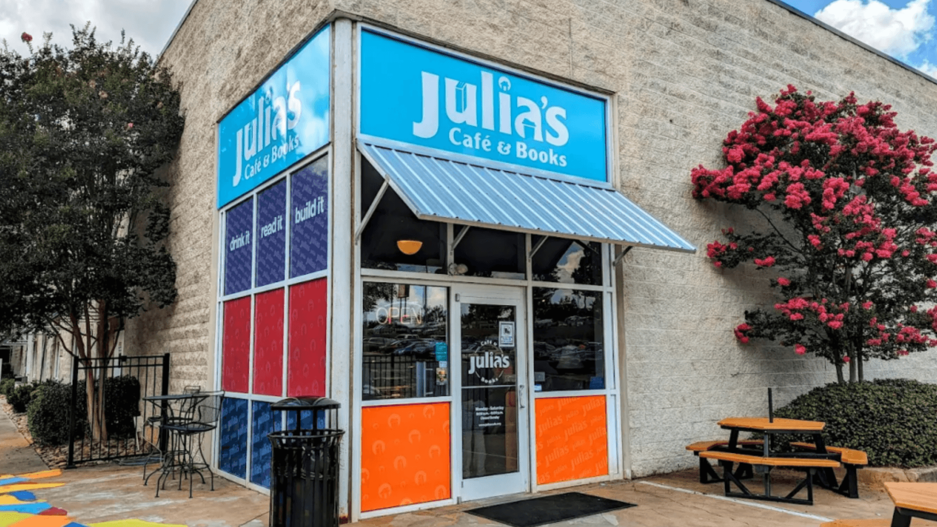 Julia's Cafe & Books Storefront